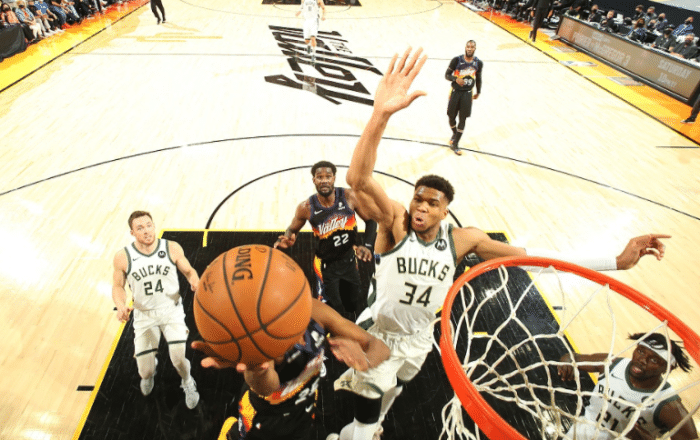 NBA总决赛遇冷！太阳轻取雄鹿，字母哥复出PK保罗，收视率仍低迷