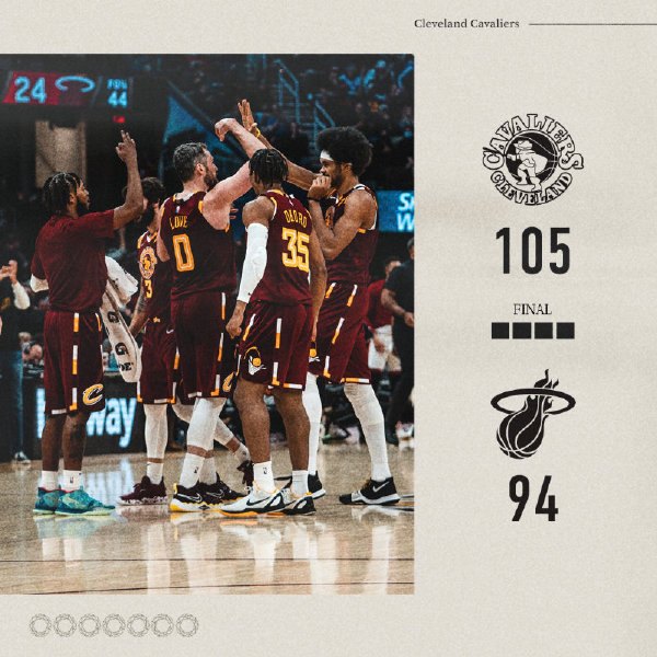 骑士105-94险胜热火 乐福23+9 阿伦17+8 塔克23+9+5