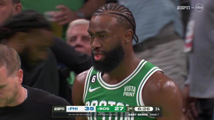 NBA抢七冲突：76人替补拉拽布朗膝盖引争吵 哈登恶犯恩比德踩人
