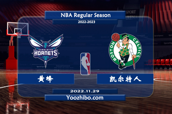 11月29日 NBA常规赛 黄蜂vs凯尔特人直播前瞻分析