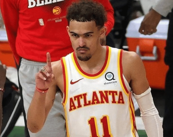 特雷-杨关键5分杀死比赛，43+6记三分！终结太阳11连胜疯狂庆祝