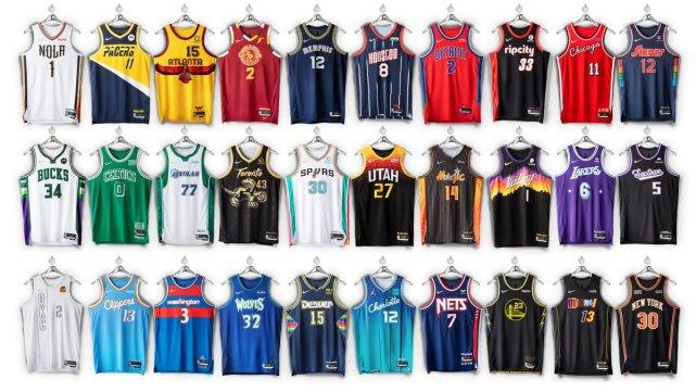NBA官宣75周年纪念球衣！杜兰特展示新篮网战袍 湖人勇士细节满满