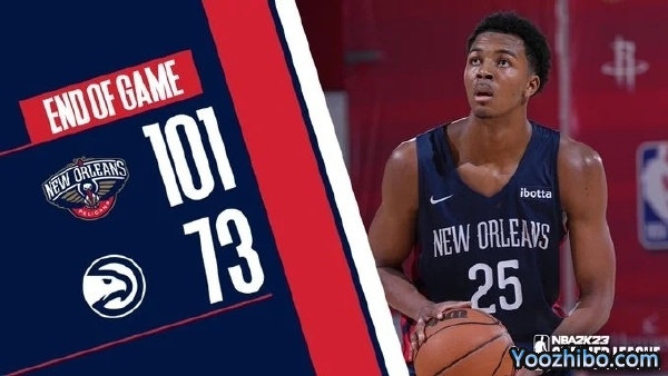 鹈鹕101-73大胜老鹰 墨菲30+6 普罗登16+6 哈珀14+7
