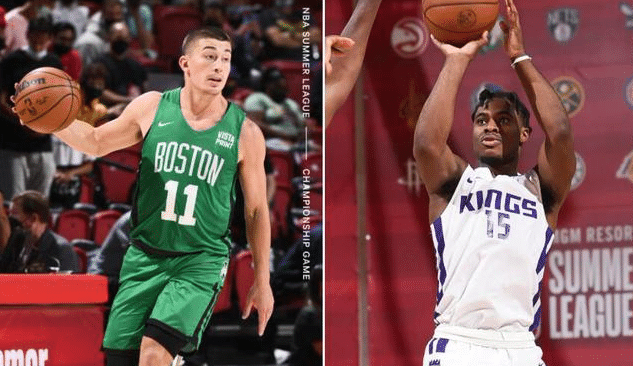 国王大胜33分夺夏联冠军！9号秀提前怒吼庆祝，1人21分5断夺MVP