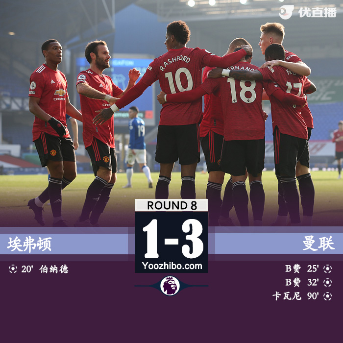 <a href=/zuqiush/manlian/ target=_blank class=infotextkey>曼联</a>3-1埃弗顿 