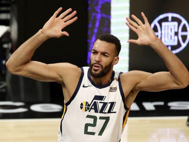 戈贝尔再次感染新冠！曾是NBA确诊第一人 爵士5人缺阵4人出战成疑